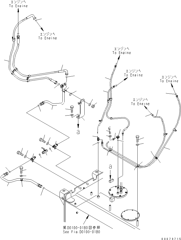 Шланг 02763-00624 KOMATSU
