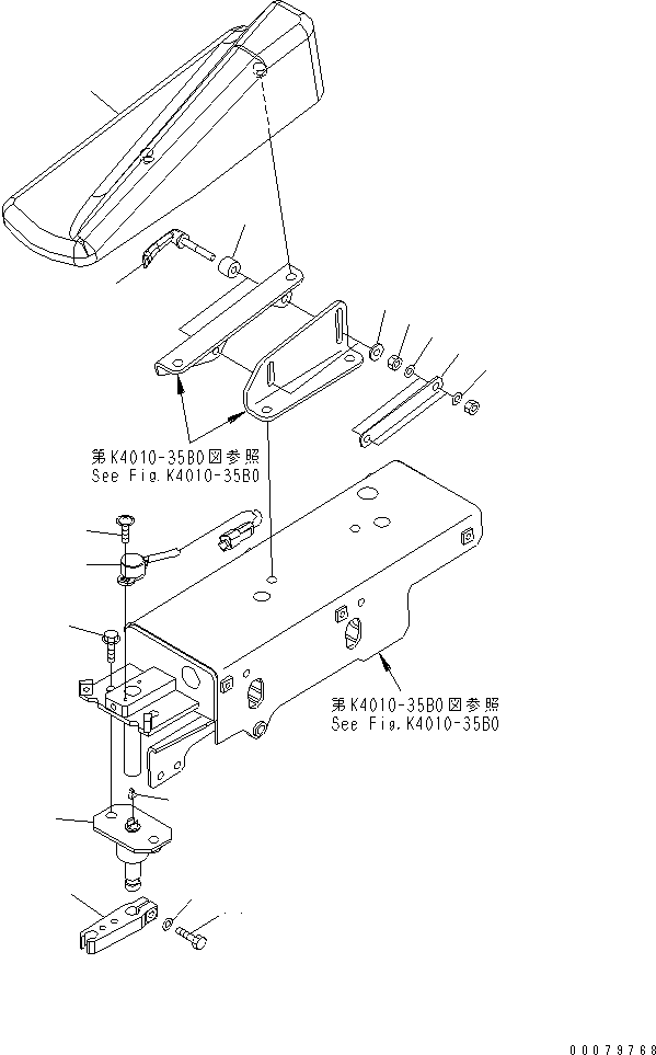 Подлокотник (\2\426-40-32144) KOMATSU