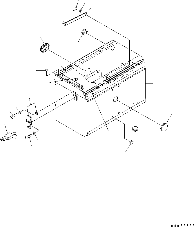 SEAL,DOOR 419-54-12460 KOMATSU