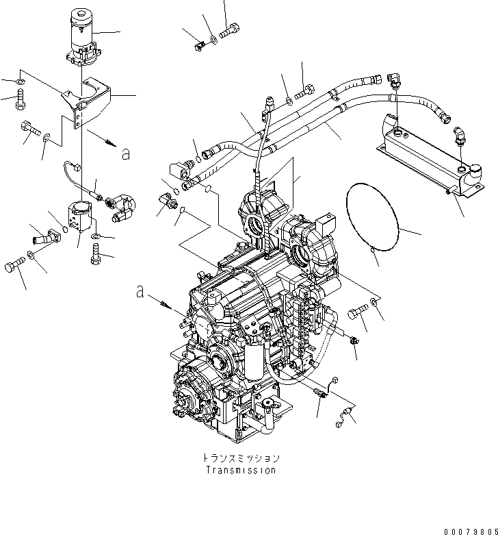 Шланг 423-09-31210 KOMATSU