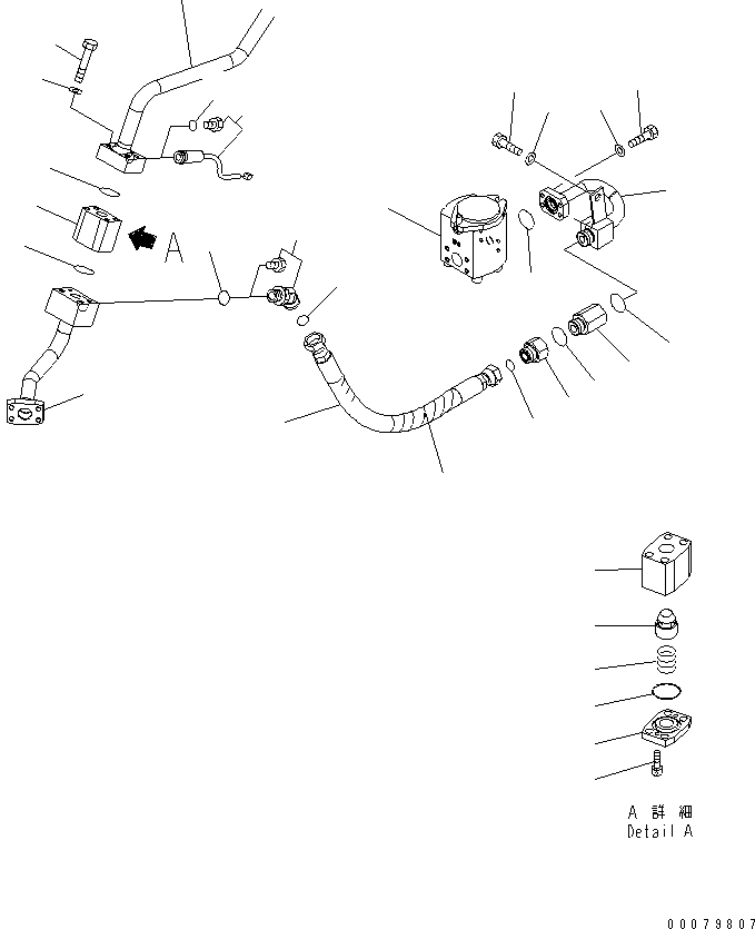 Шланг с торцевым уплотнением 02753-006A5 KOMATSU