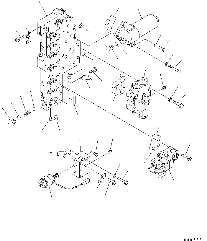 SERVICE KIT,CONTROL VALVE 714-07-05040 KOMATSU