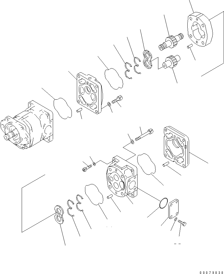 HYDRAULIC PUMP 705-21-33260 KOMATSU