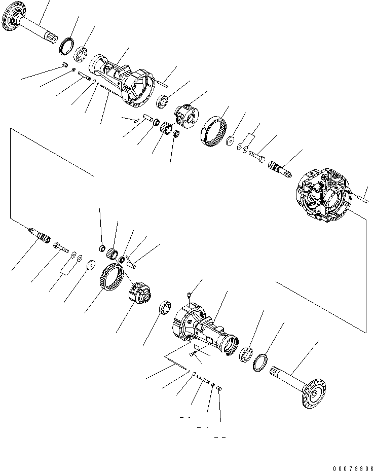 HOUSING,L.H. 424-23-33410 KOMATSU