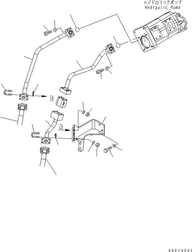 Трубка 423-62-33670 KOMATSU