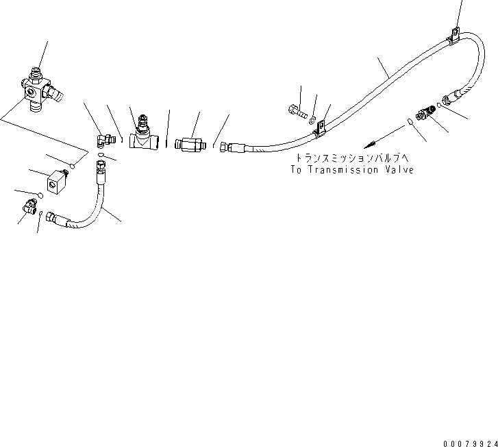 Шланг 02753-00212 KOMATSU