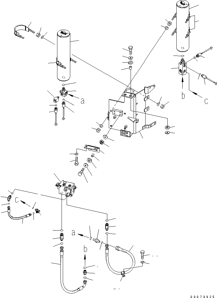 Трубка 08025-06024 KOMATSU