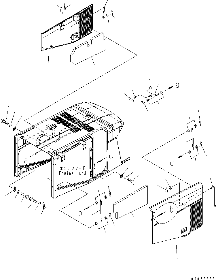 SHEET,R.H. 424-54-31291 KOMATSU
