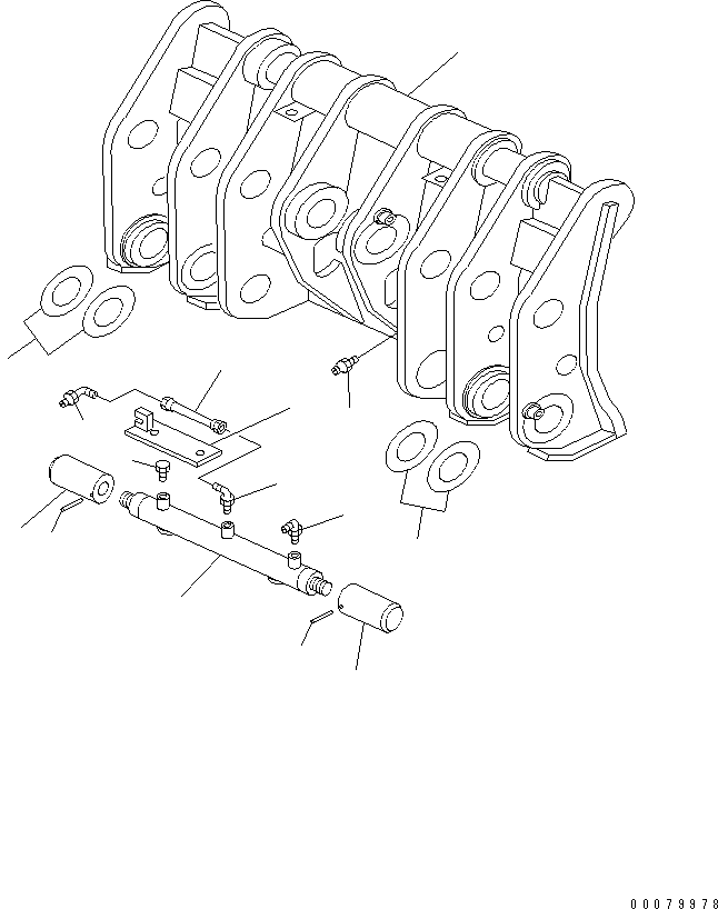 COUPLER ASS'Y,JRB HYDRAULIC 423-879-A100 KOMATSU