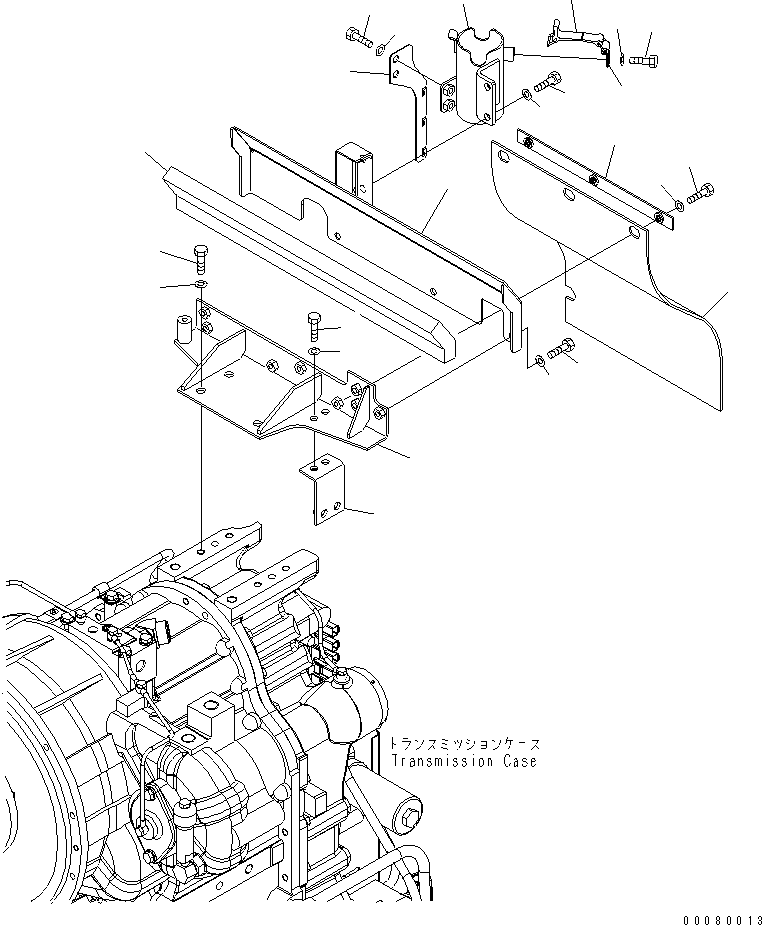 BRACKET (BONDED) 23B-16-53291 KOMATSU