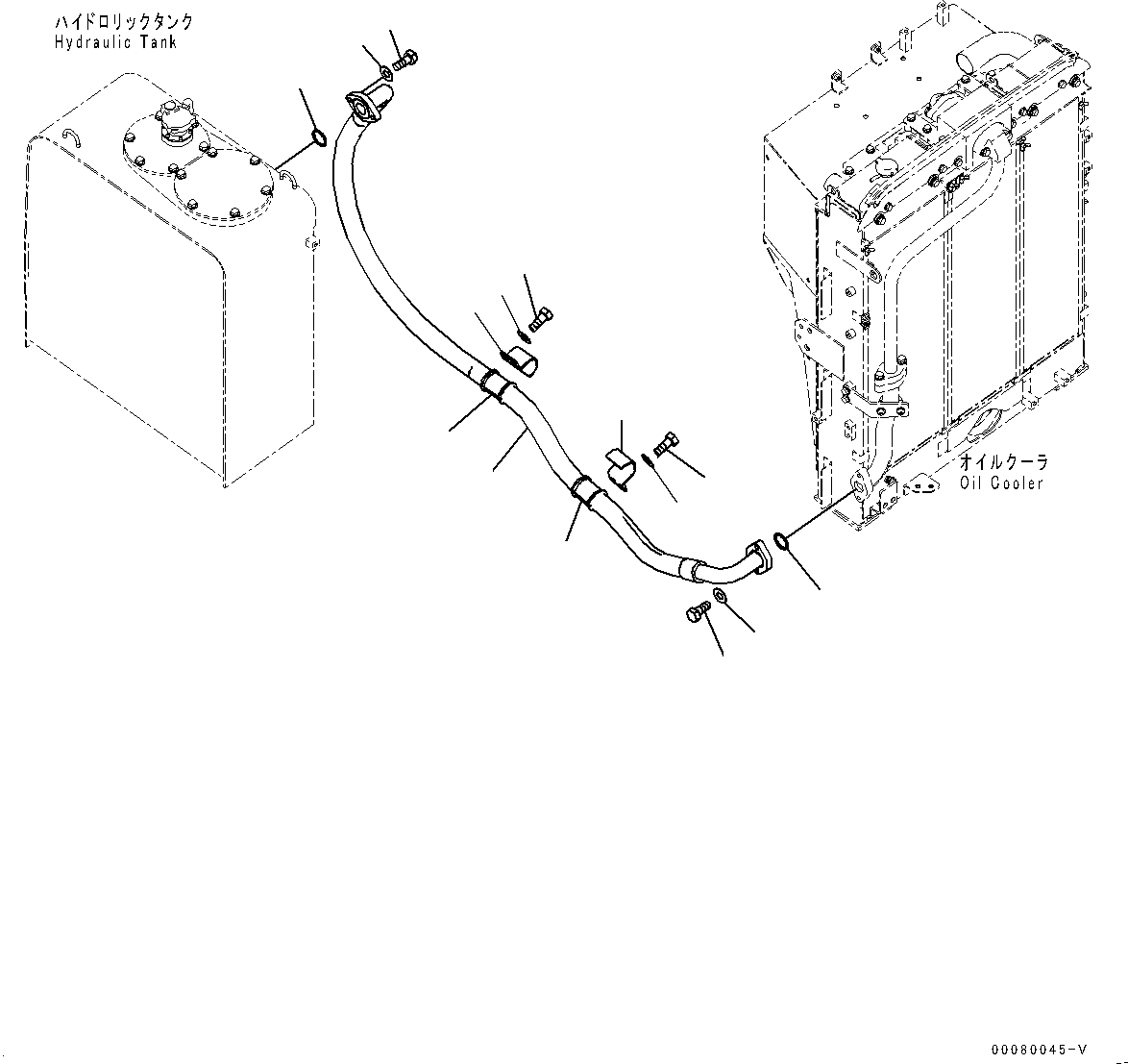 Шланг 205-62-31710 KOMATSU