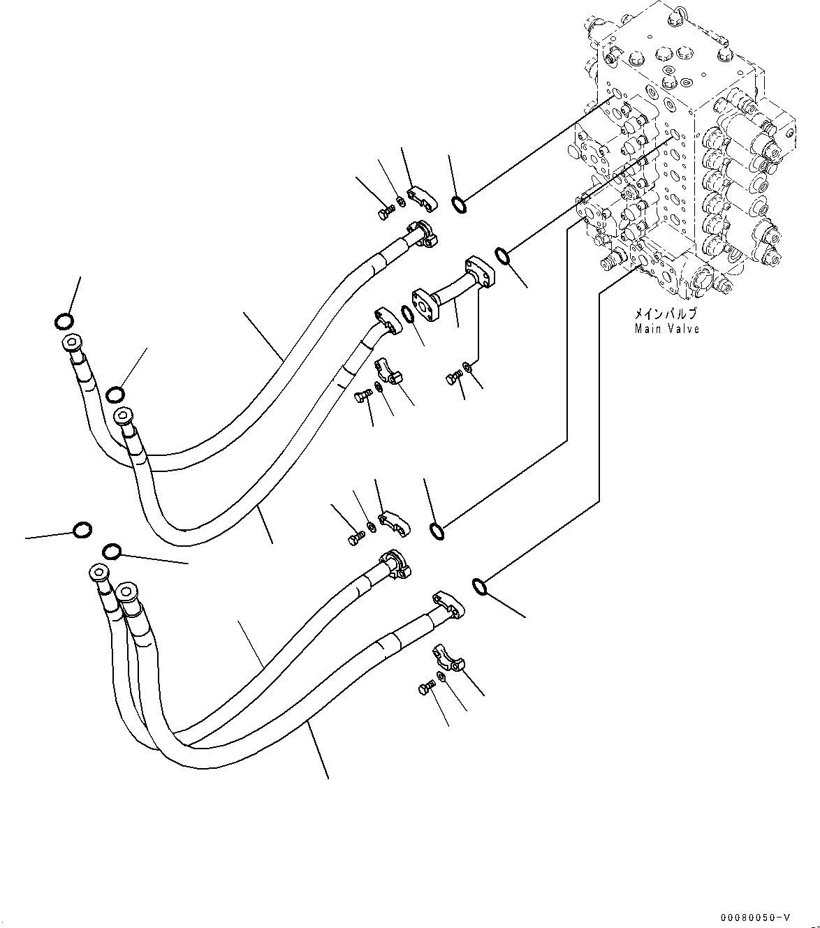 Шланг 205-62-31340 KOMATSU