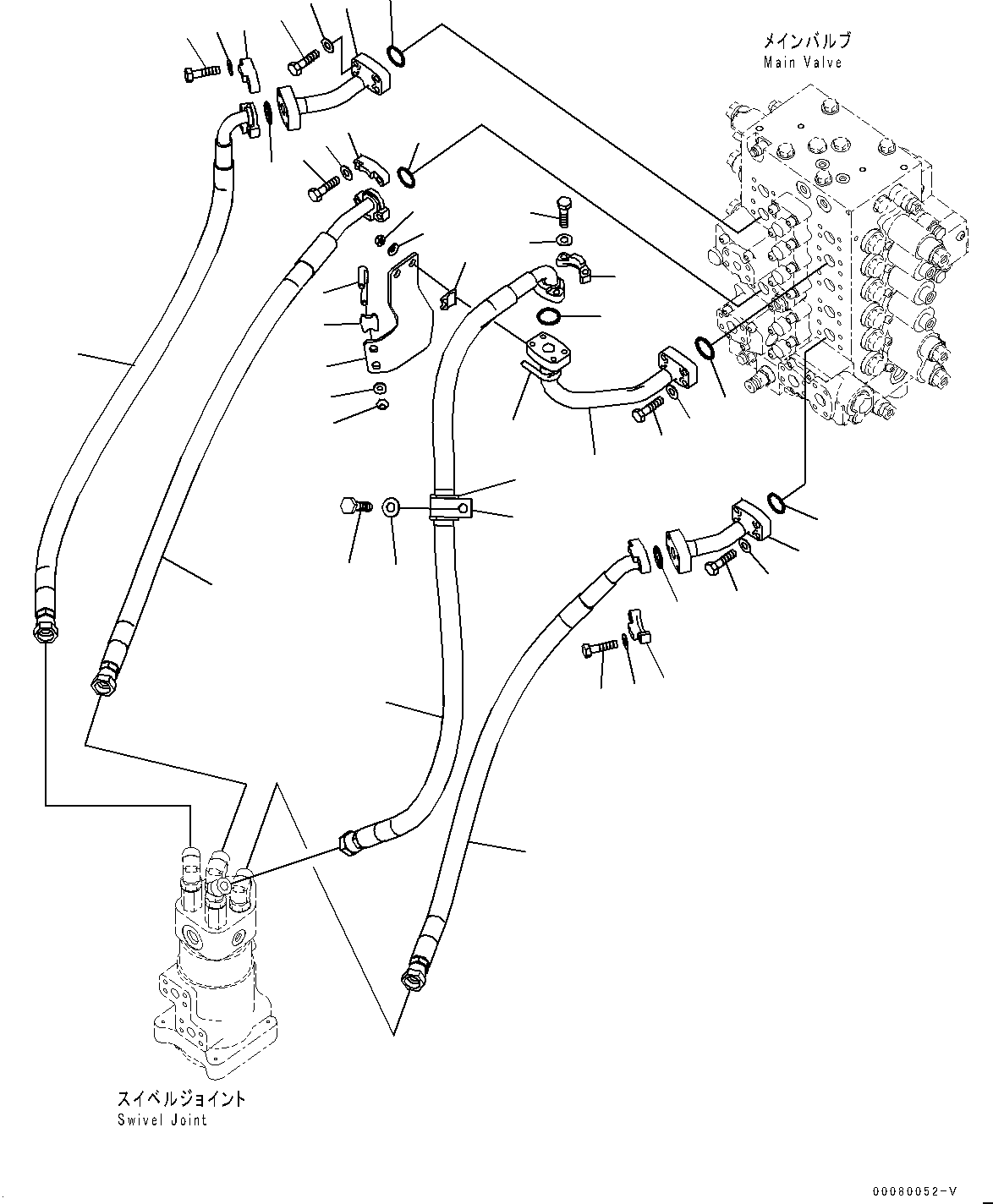 Шланг 205-62-31160 KOMATSU