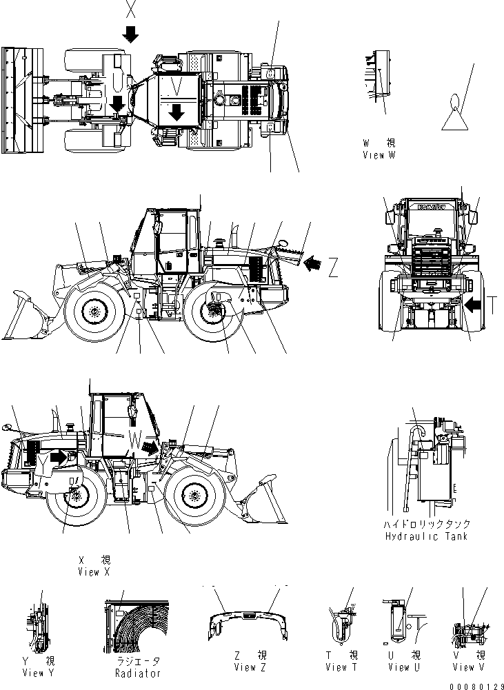 Табличка смазки 417-93-42351 KOMATSU