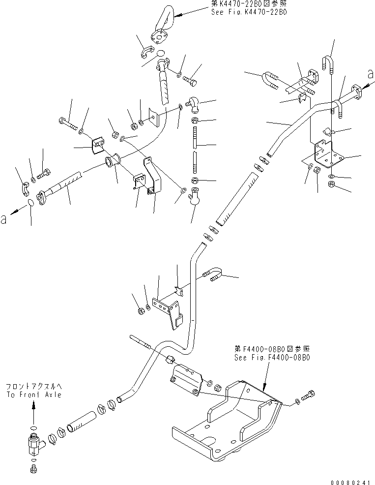 Кронштейн 427-S05-3550 KOMATSU