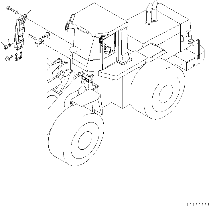 Лестница 41F-54-22210 KOMATSU