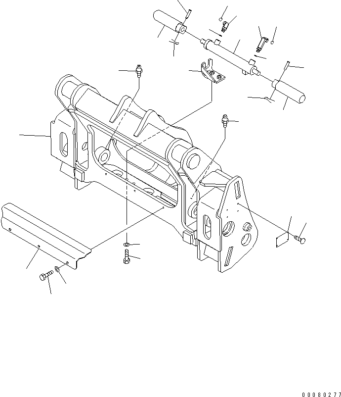 Quick Coupler Assembly 417-T80-4501 KOMATSU