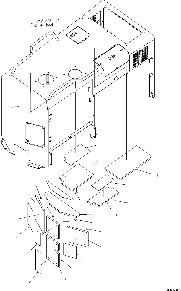 Лист 23B-54-54121 KOMATSU