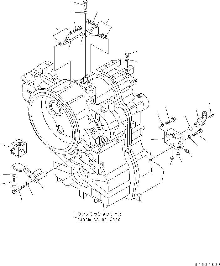 Трубка 714-23-19540 KOMATSU
