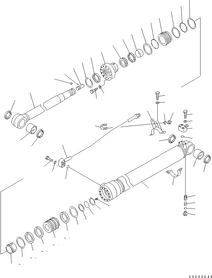 CYLINDER ASS'Y,ARM 707-01-0E980 KOMATSU