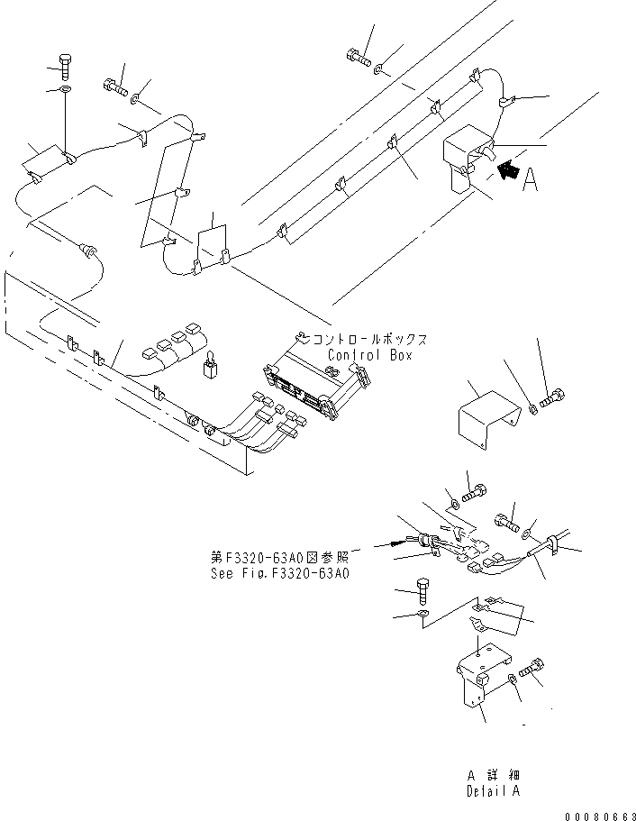 WIRING HARNESS, CONTROLLER TO TRANSMISSION 561-44-66412 KOMATSU