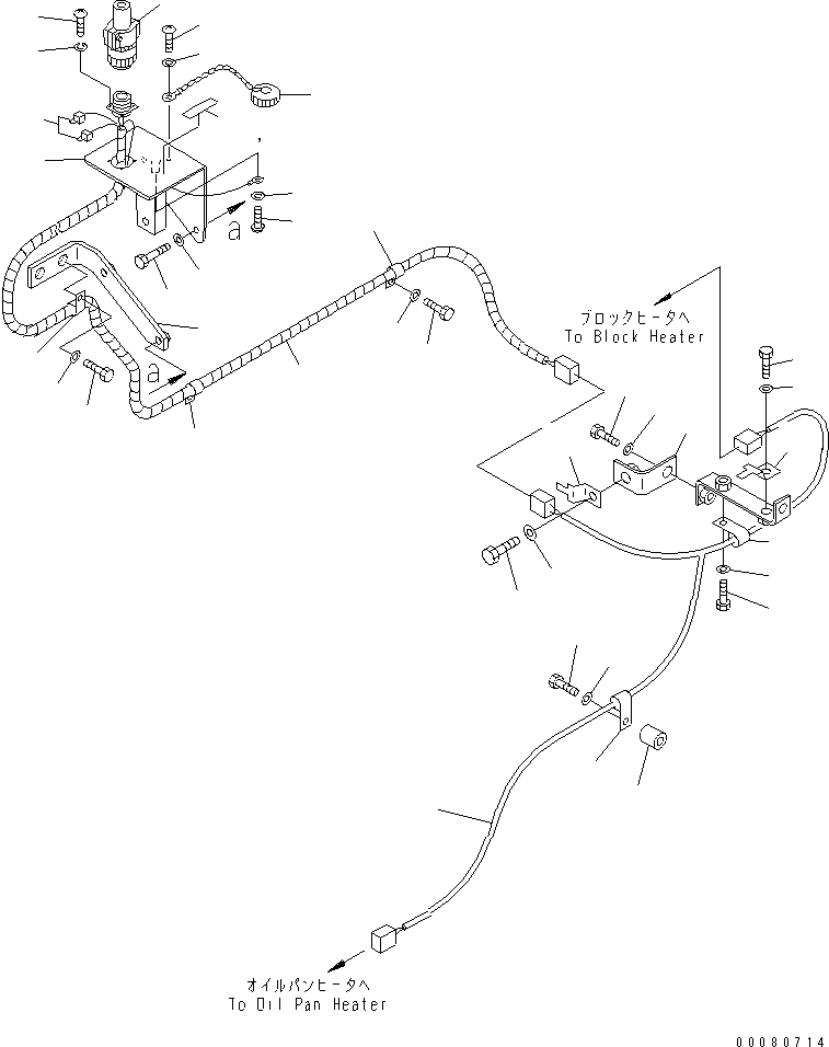 Жгут проводов 17A-06-42140 KOMATSU