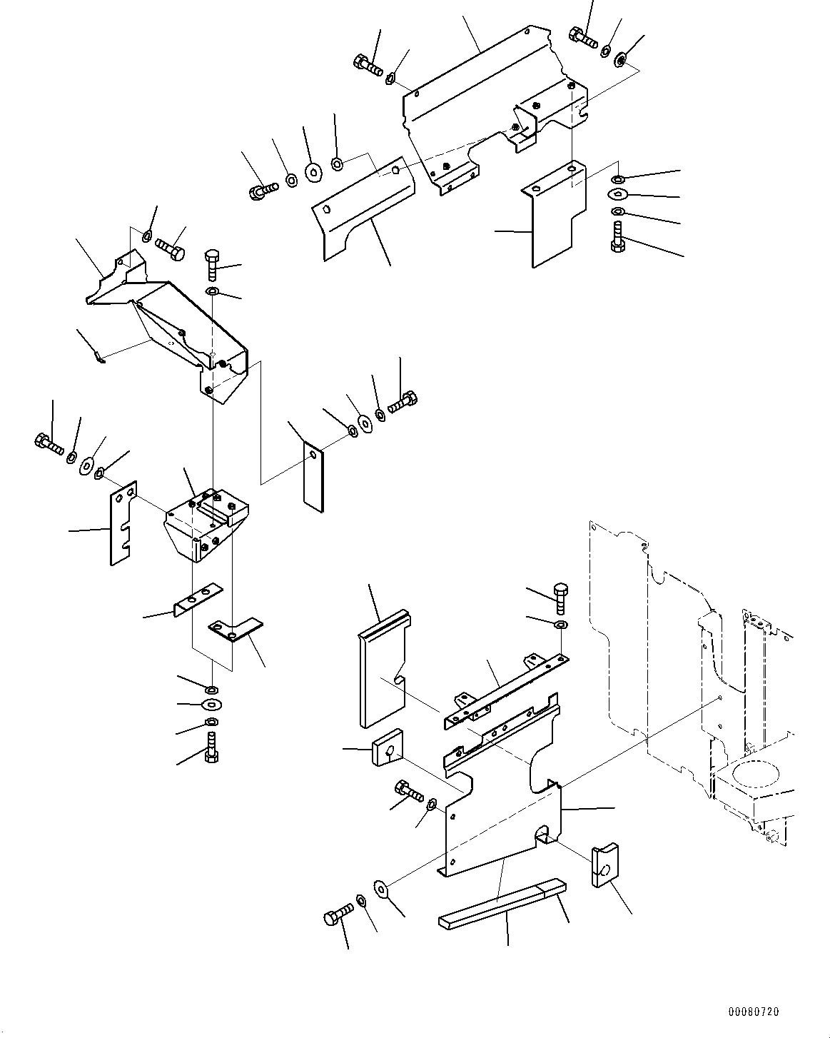 Лист 205-54-31790 KOMATSU