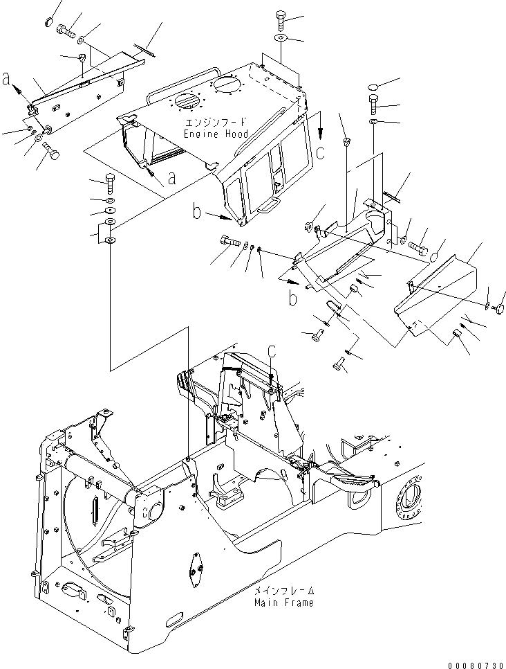 Петля сварная 17A-54-42670 KOMATSU