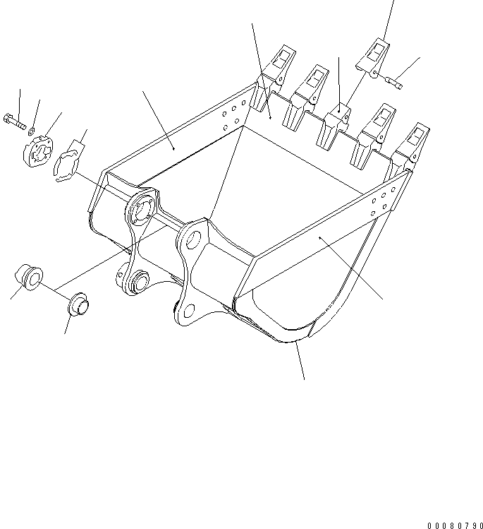 Ковш 207-70-74410 KOMATSU