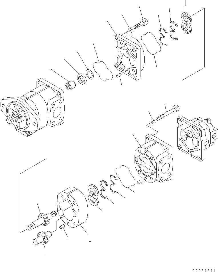 PUMP ASS'Y (SAR25) 705-14-28440 KOMATSU