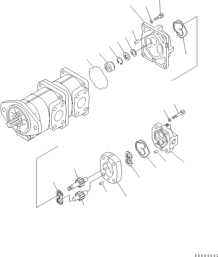 PUMP ASS'Y (SBR10),(SBR10) 705-41-05460 KOMATSU