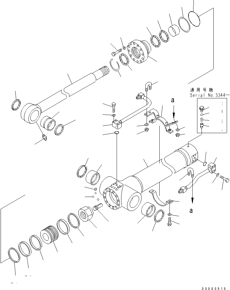 Гайка 07165-15860 KOMATSU