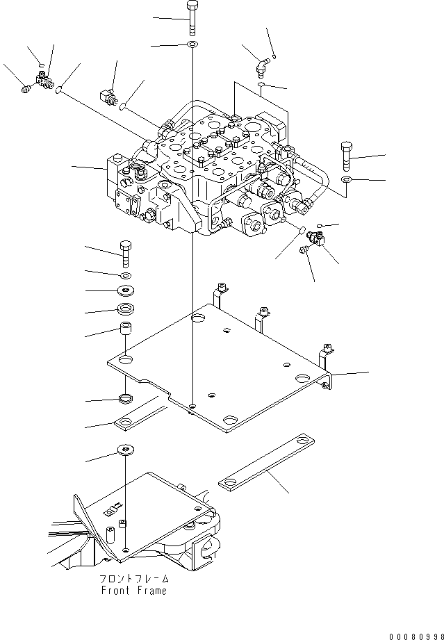 Клапан в сборе 421-62-33570 KOMATSU