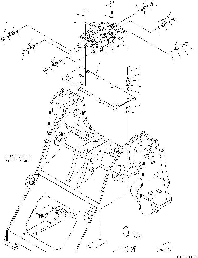 Тройник 419-U77-4370 KOMATSU