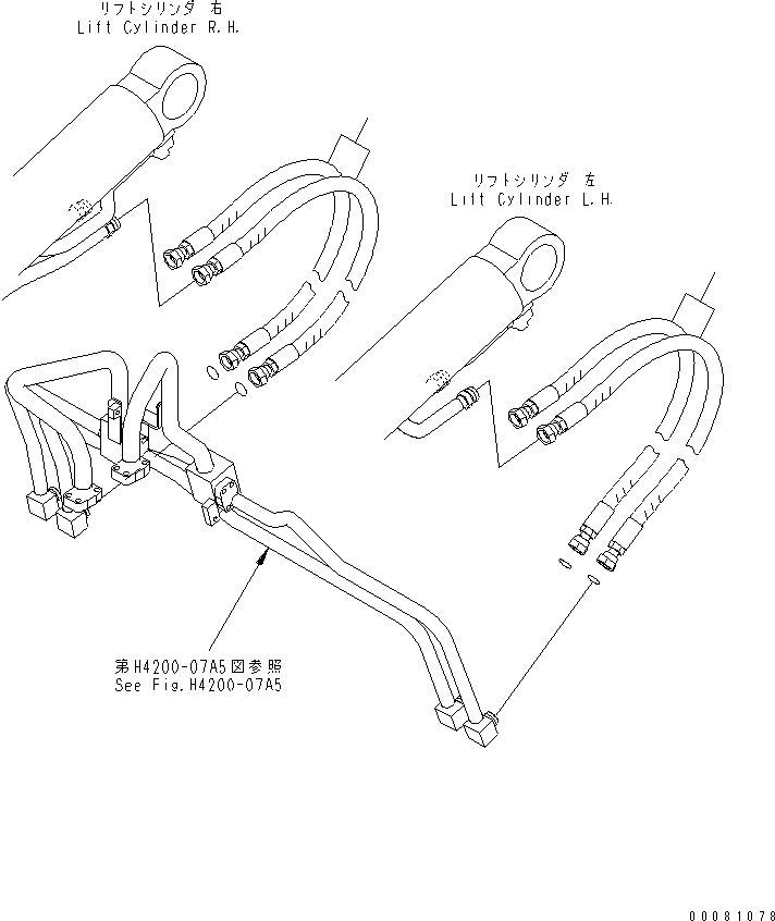 Шланг 419-U77-4190 KOMATSU