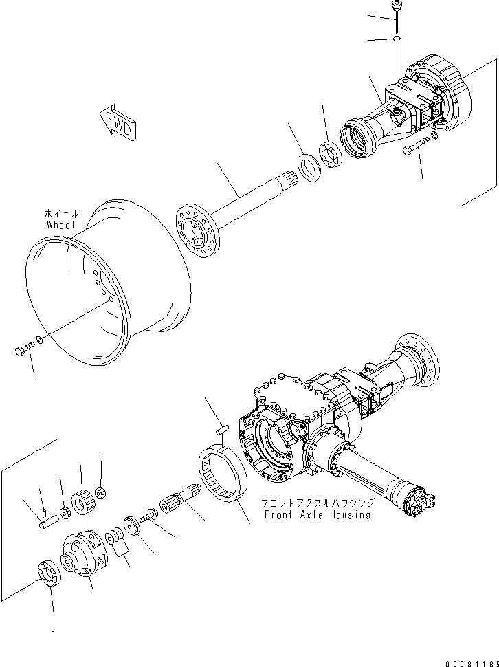 HOUSING,L.H. 418-22-33620 KOMATSU