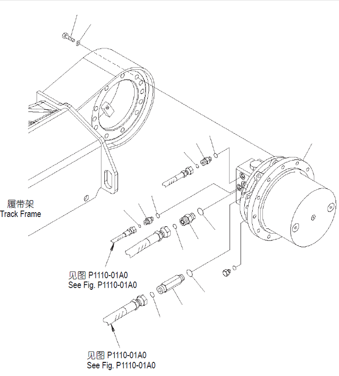 UNION ASS'Y 22M-62-24140 KOMATSU