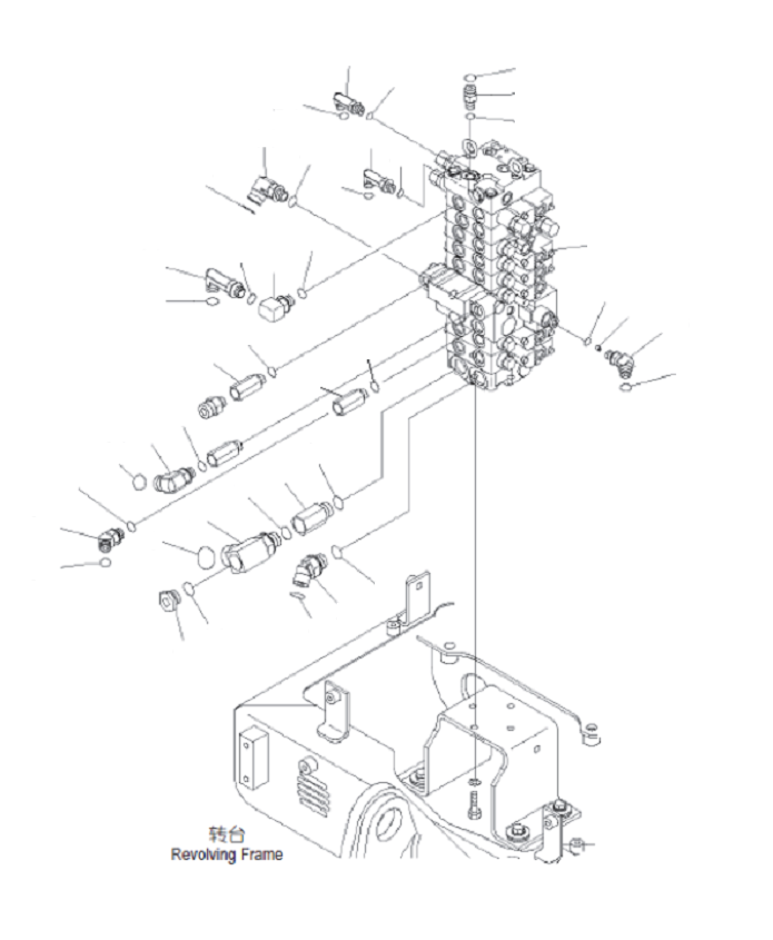 ELBOW ASS'Y 20U-60-42291 KOMATSU