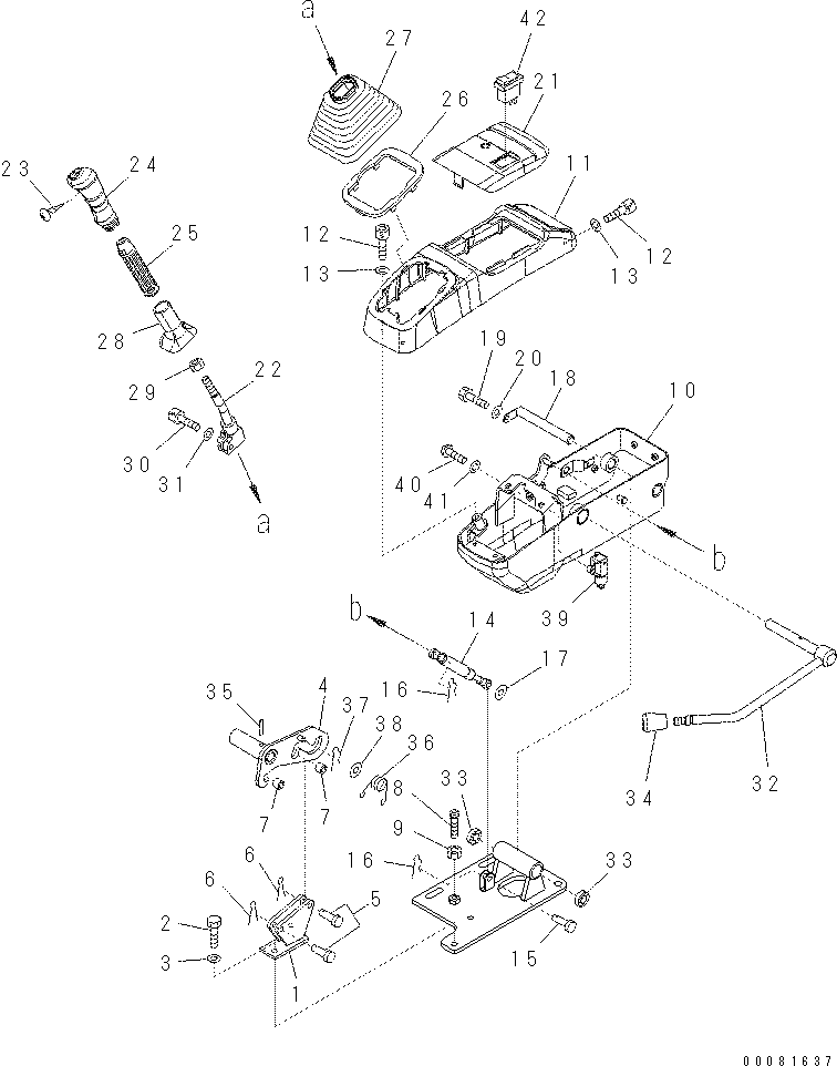 SWITCH ASSEMBLY, WORKING LAMP 22J-06-35310 KOMATSU