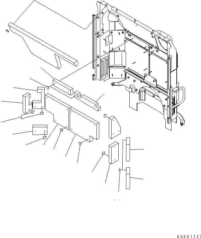Лист 421-54-45640 KOMATSU