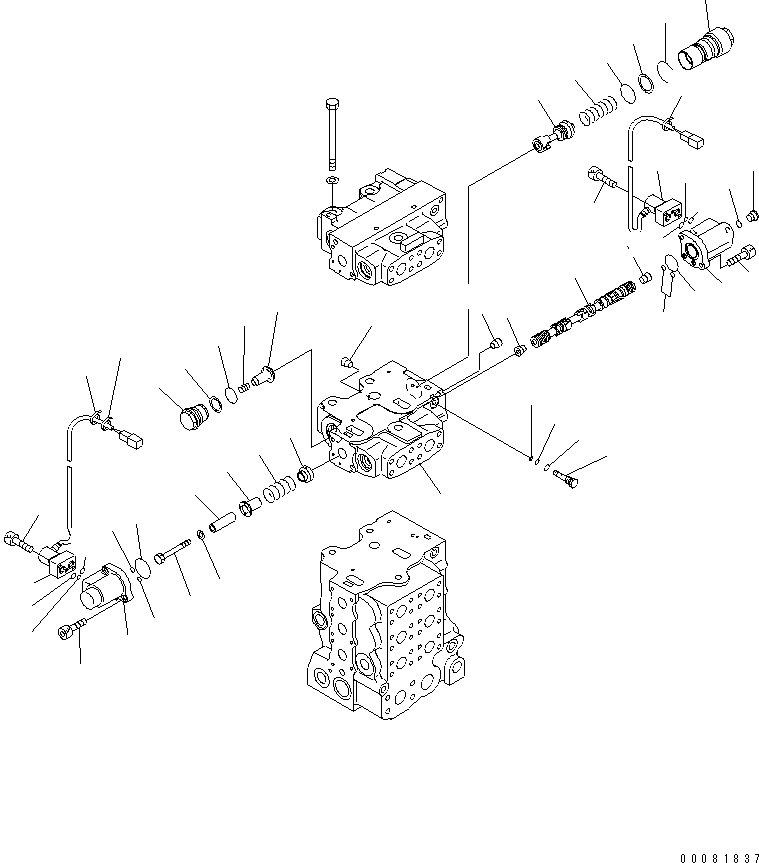 Клапан в сборе 723-61-25900 KOMATSU