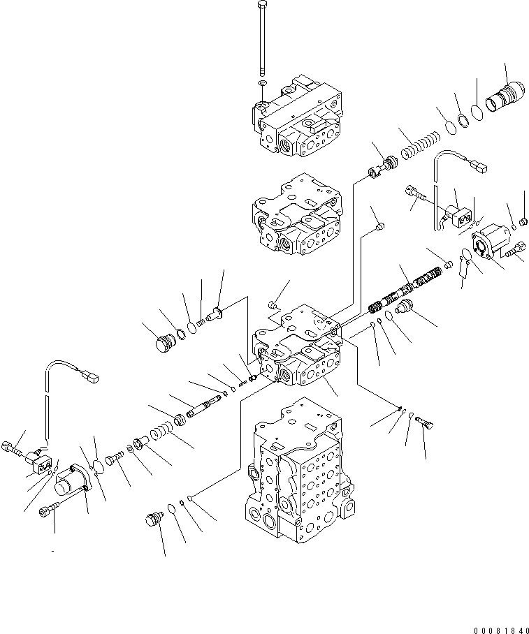 Клапан в сборе 723-61-25300 KOMATSU