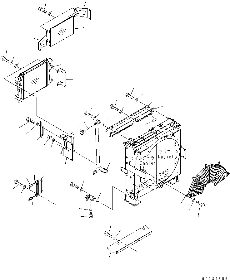 BRACKET,(SEE FIG. C0100-03A0) (208-03-71230) KOMATSU