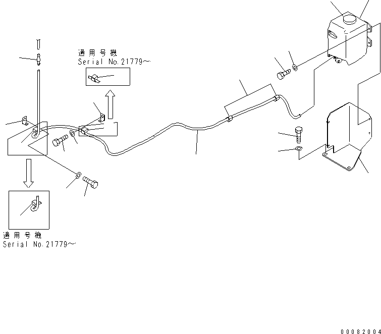 Кронштейн 22B-06-21161 KOMATSU