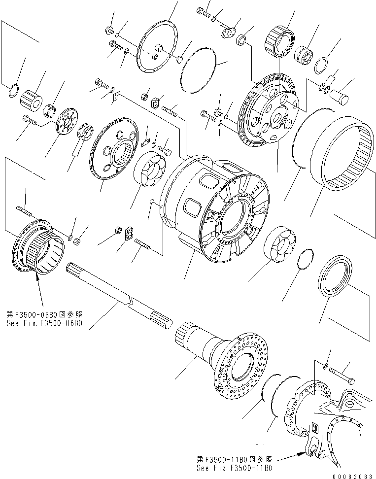 FINAL AND BRAKE A. 561-22-X2052 KOMATSU