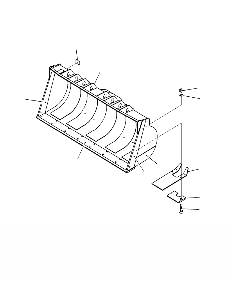 PLATE, (WELDED) 419-806-2B20 KOMATSU
