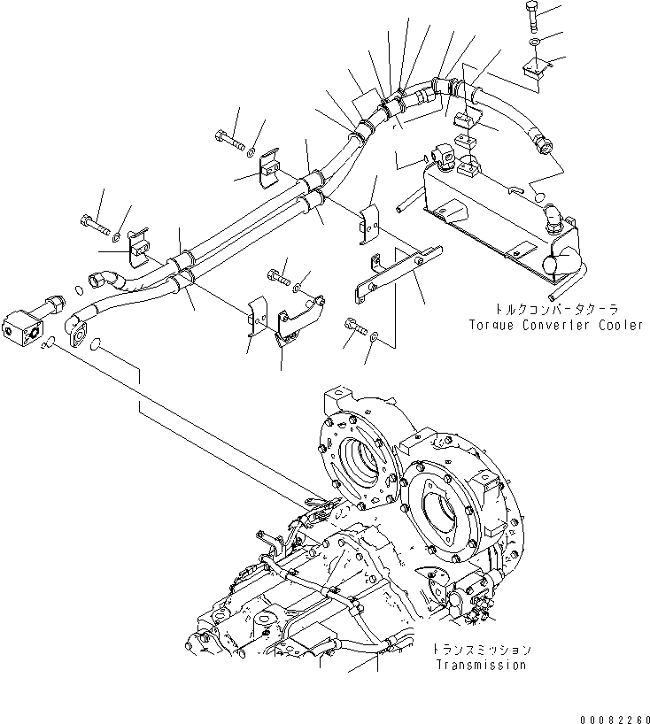 Хомут 22P-62-13560 KOMATSU