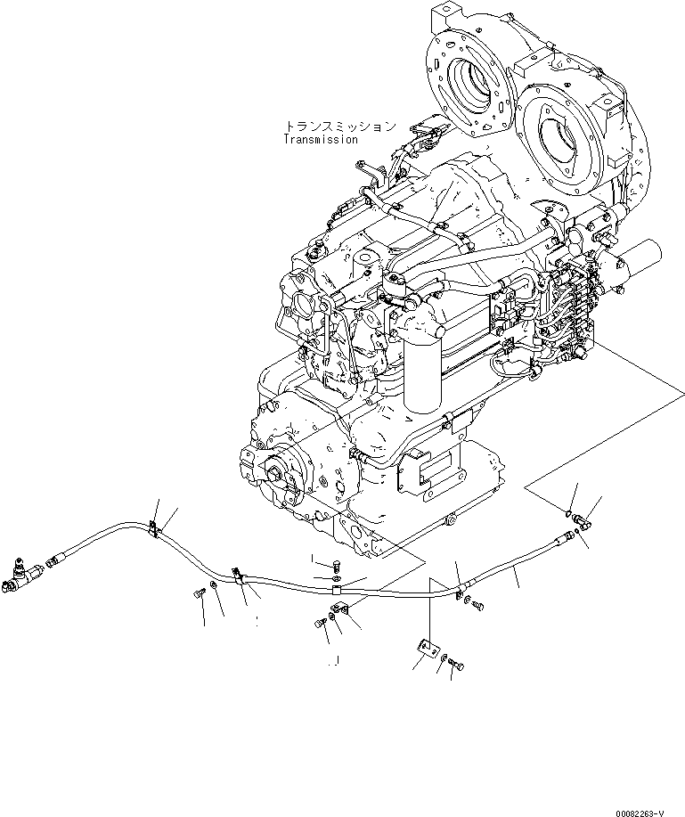 Шланг 421-43-47560 KOMATSU