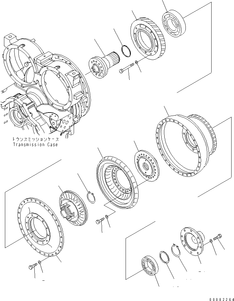 Статор 711-47-72111 KOMATSU