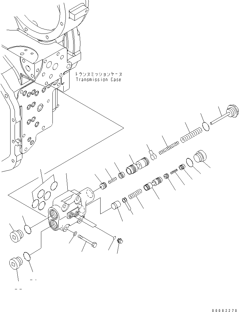 Коробка передач в сборе 714-07-40002 KOMATSU